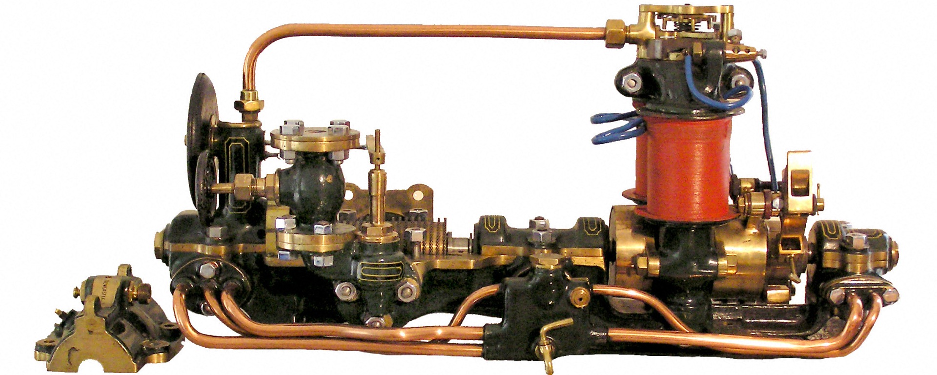 Parsons 5kw turbogenerator set model, c1880